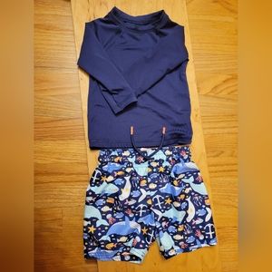 Toddler 2T swim suit long sleeve